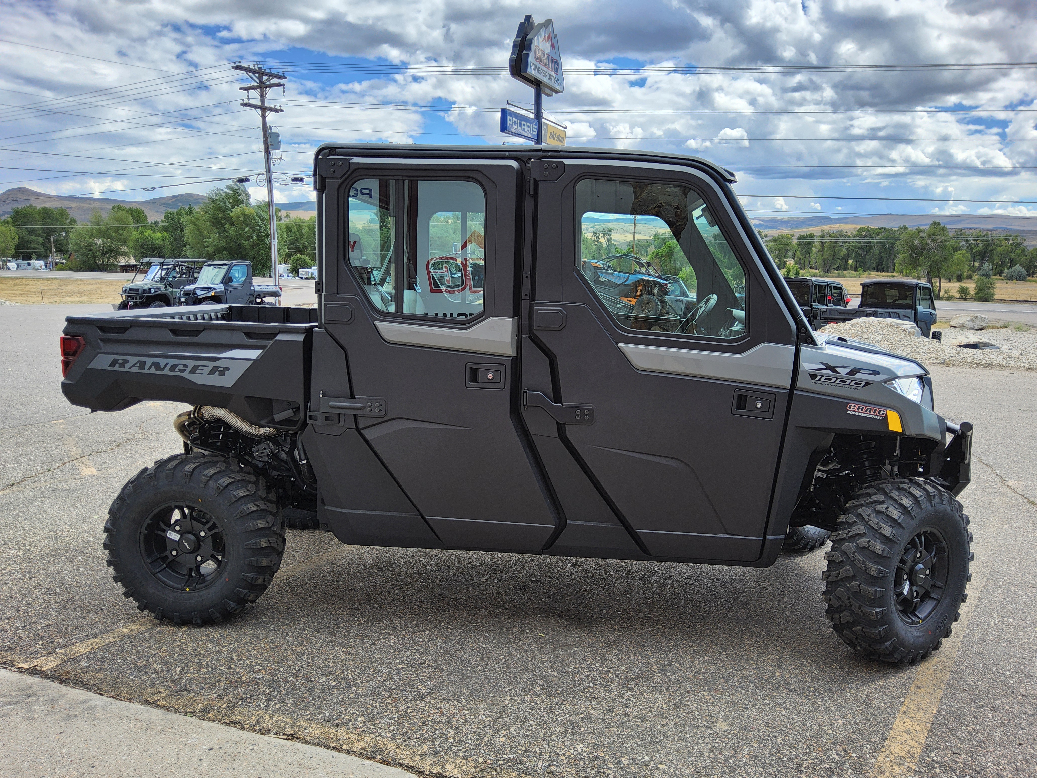 2027 POLARIS RANGER CREW XP 1000 CAB - AVALANCHE GRAY Enclosed Utility