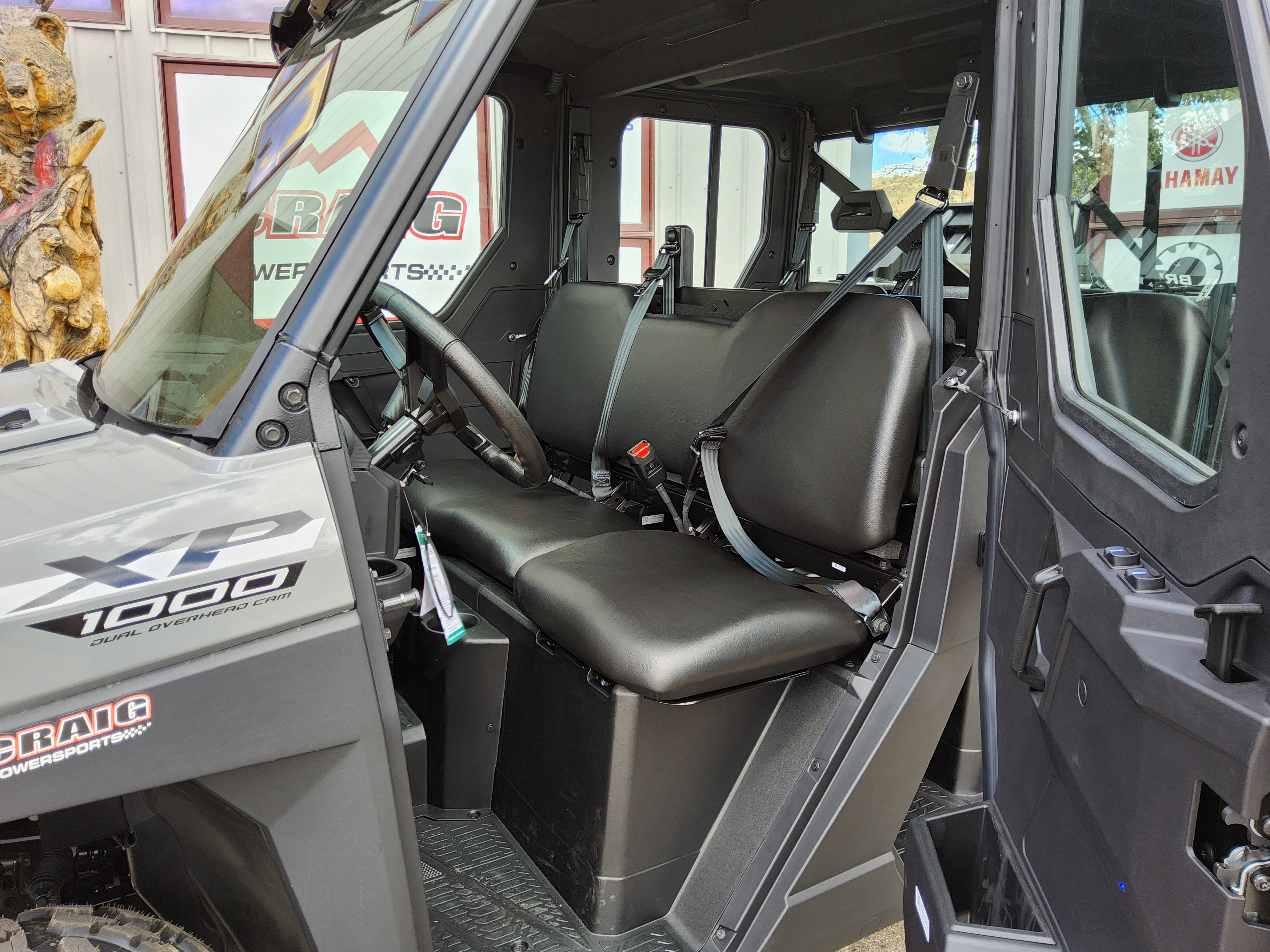 2027 POLARIS RANGER CREW XP 1000 CAB - AVALANCHE GRAY Enclosed Utility