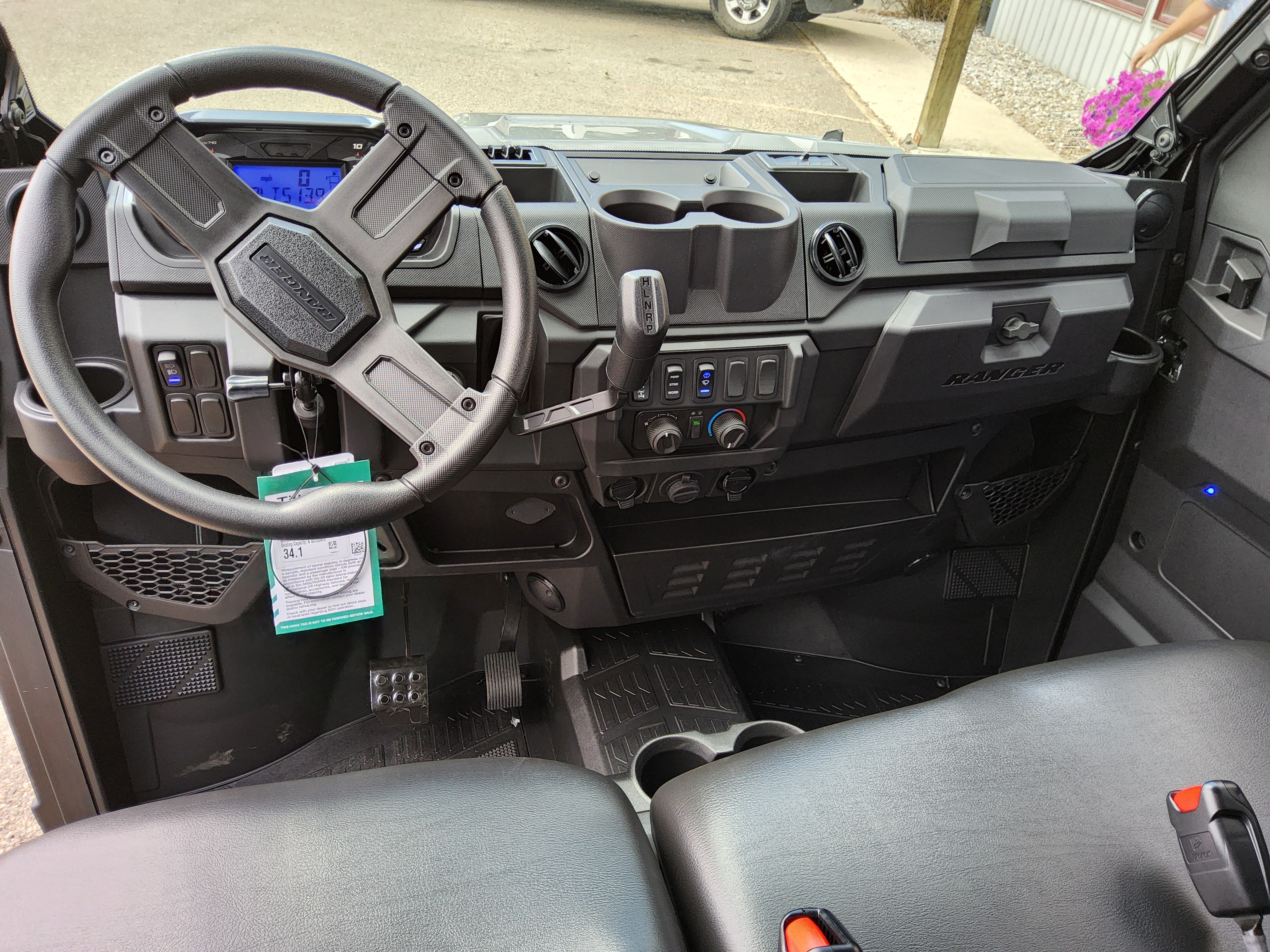 2027 POLARIS RANGER CREW XP 1000 CAB - AVALANCHE GRAY Enclosed Utility