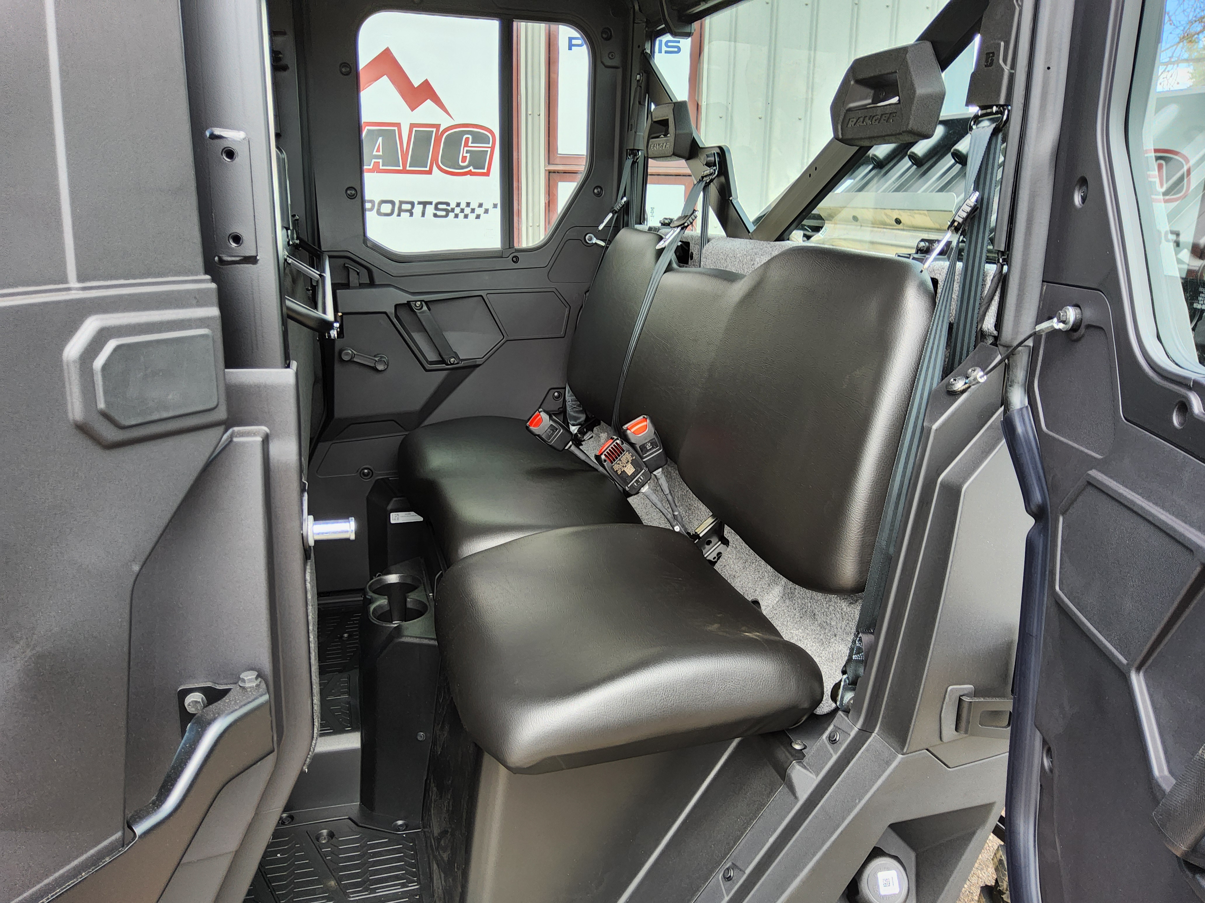 2027 POLARIS RANGER CREW XP 1000 CAB - AVALANCHE GRAY Enclosed Utility