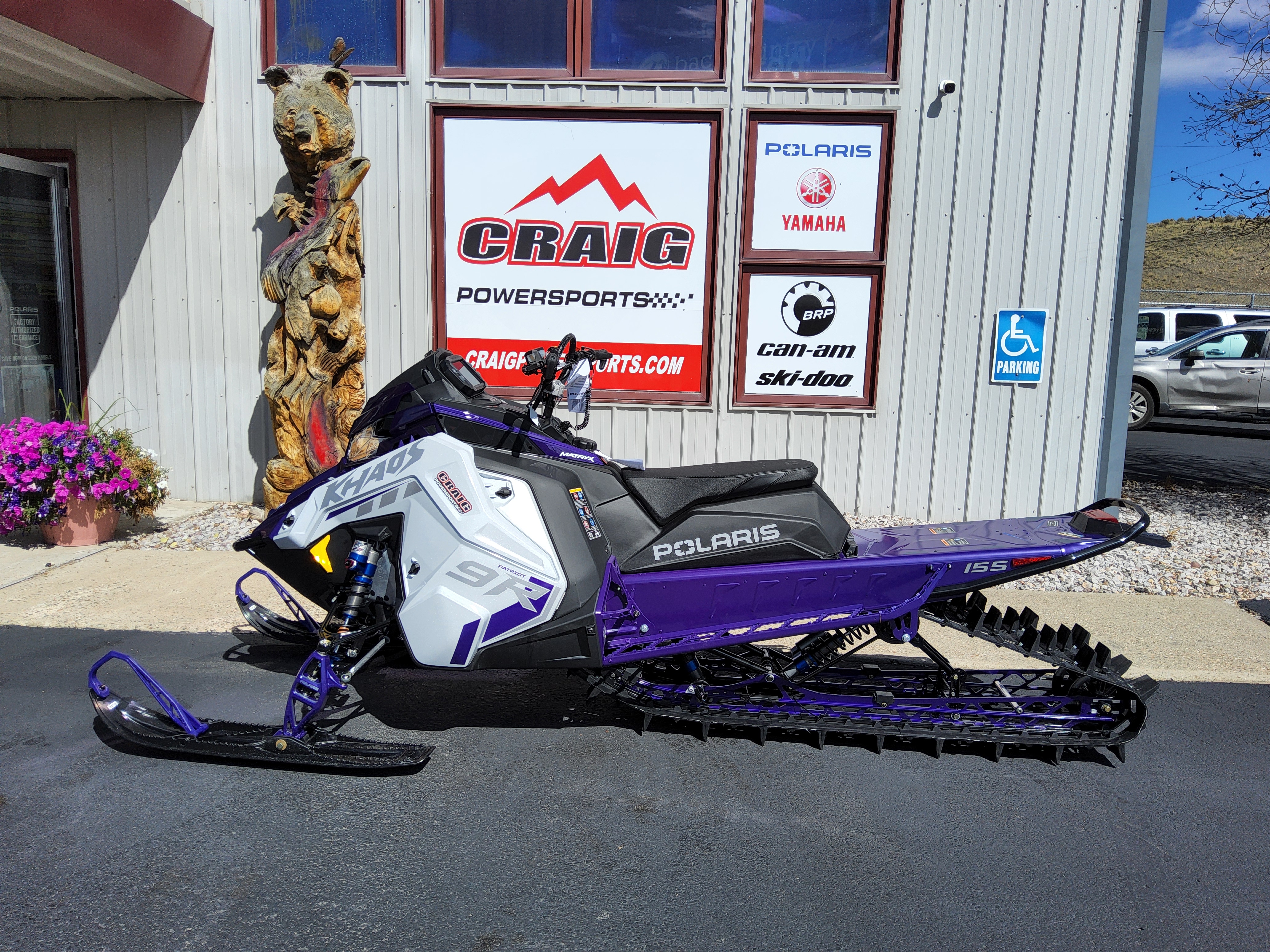 2027 POLARIS 9R RMK KHAOS 155 2.75, PLUM TUNNEL, PLUM RAILS, 7S, E-START Snowmobile